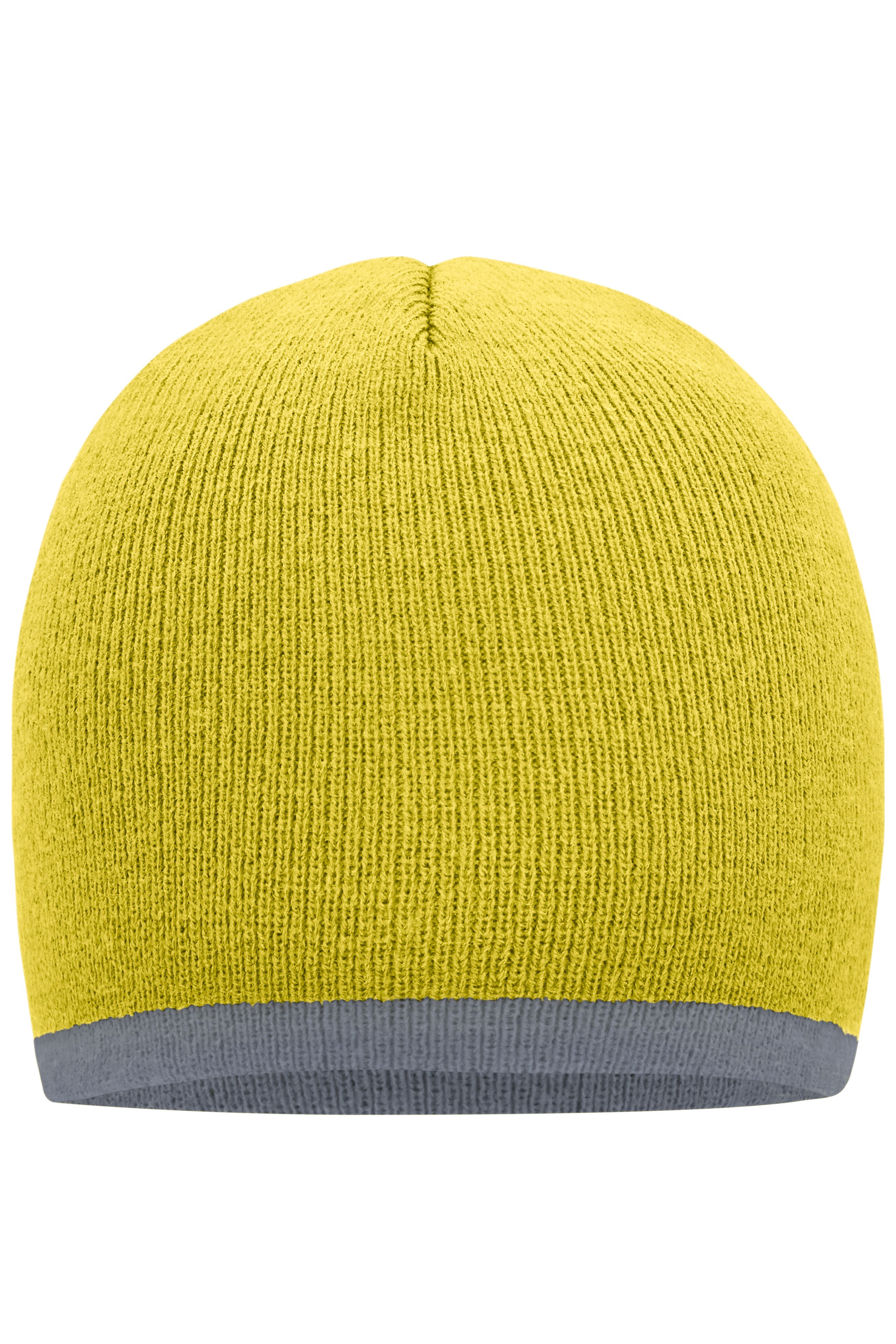 Beanie Mütze mit Kontrastrand