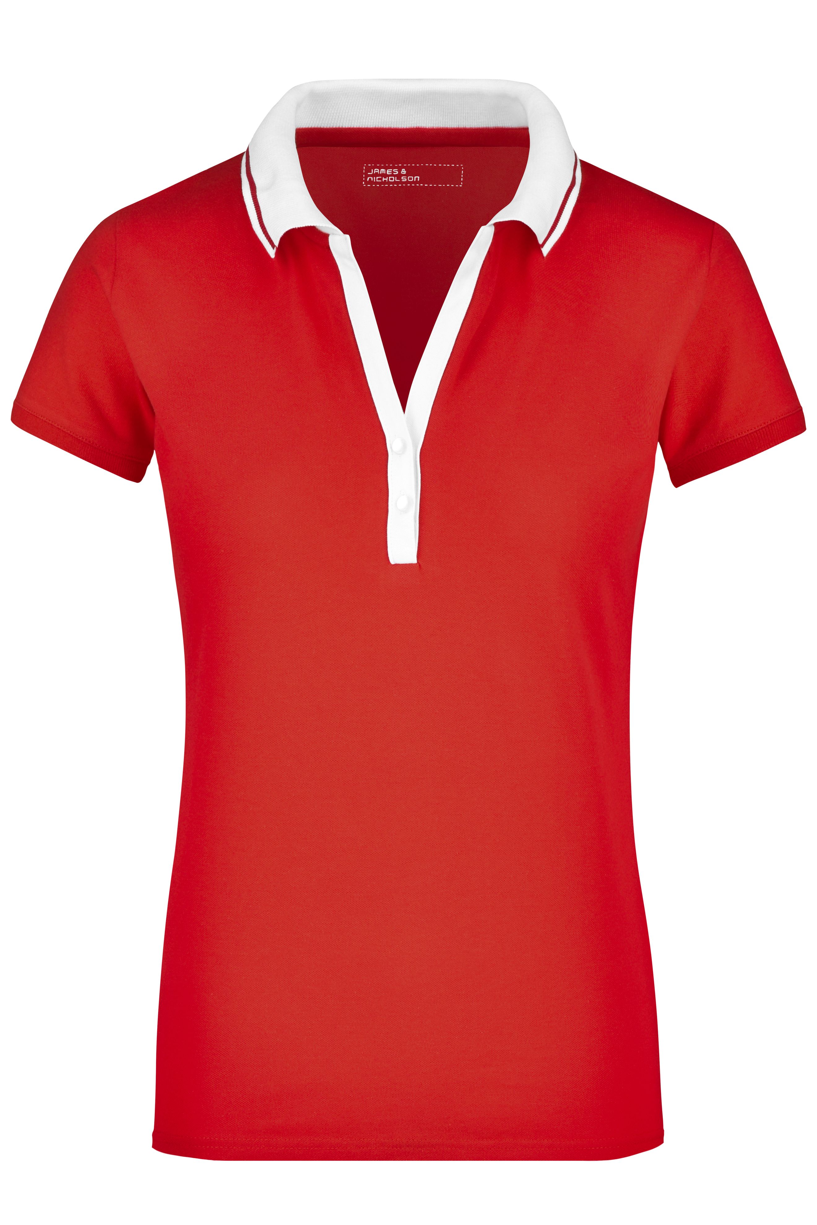 Damen Elastic Kurzarmpolo