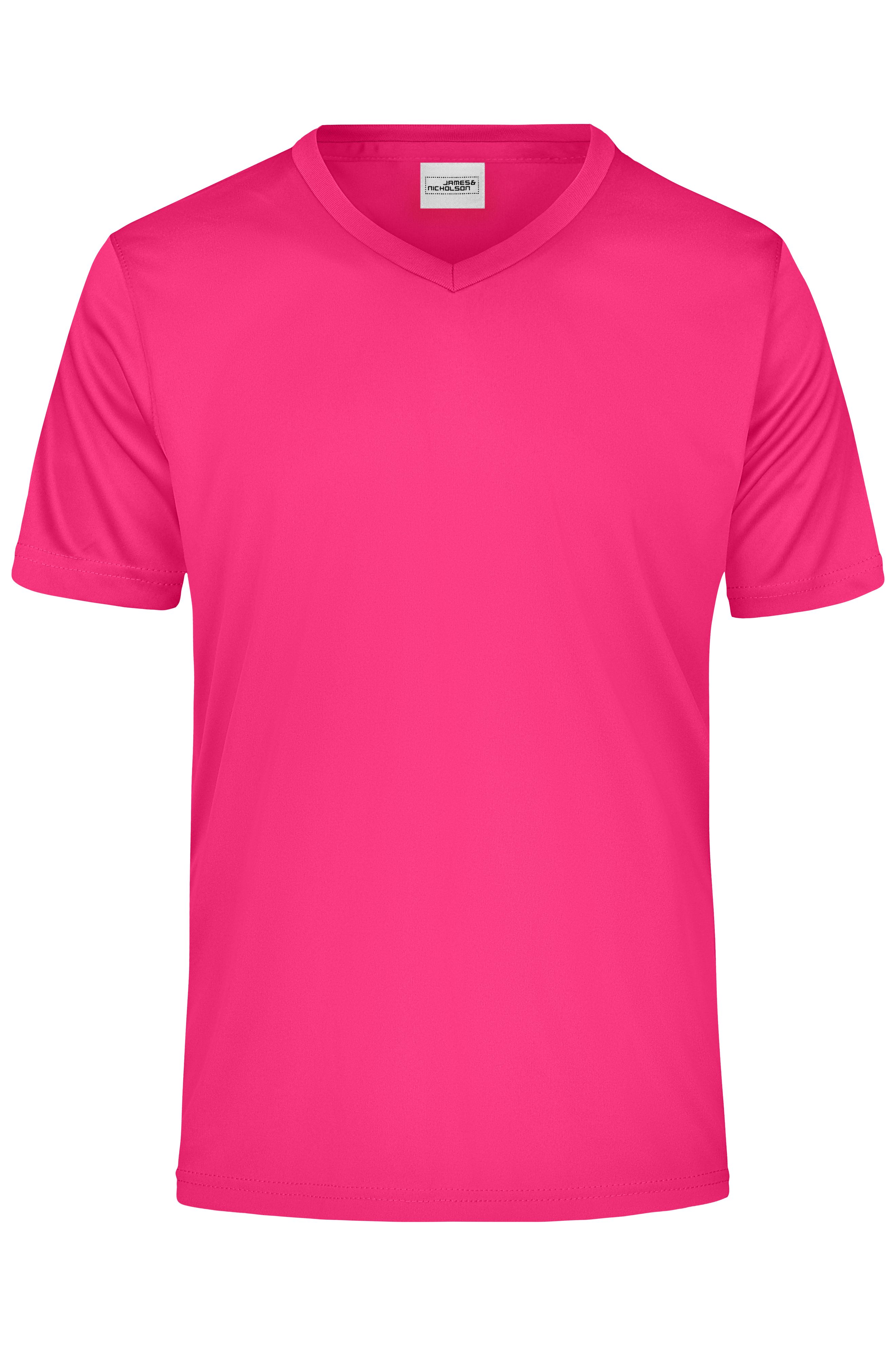 Herren Sportshirt mit V-Ausschnitt