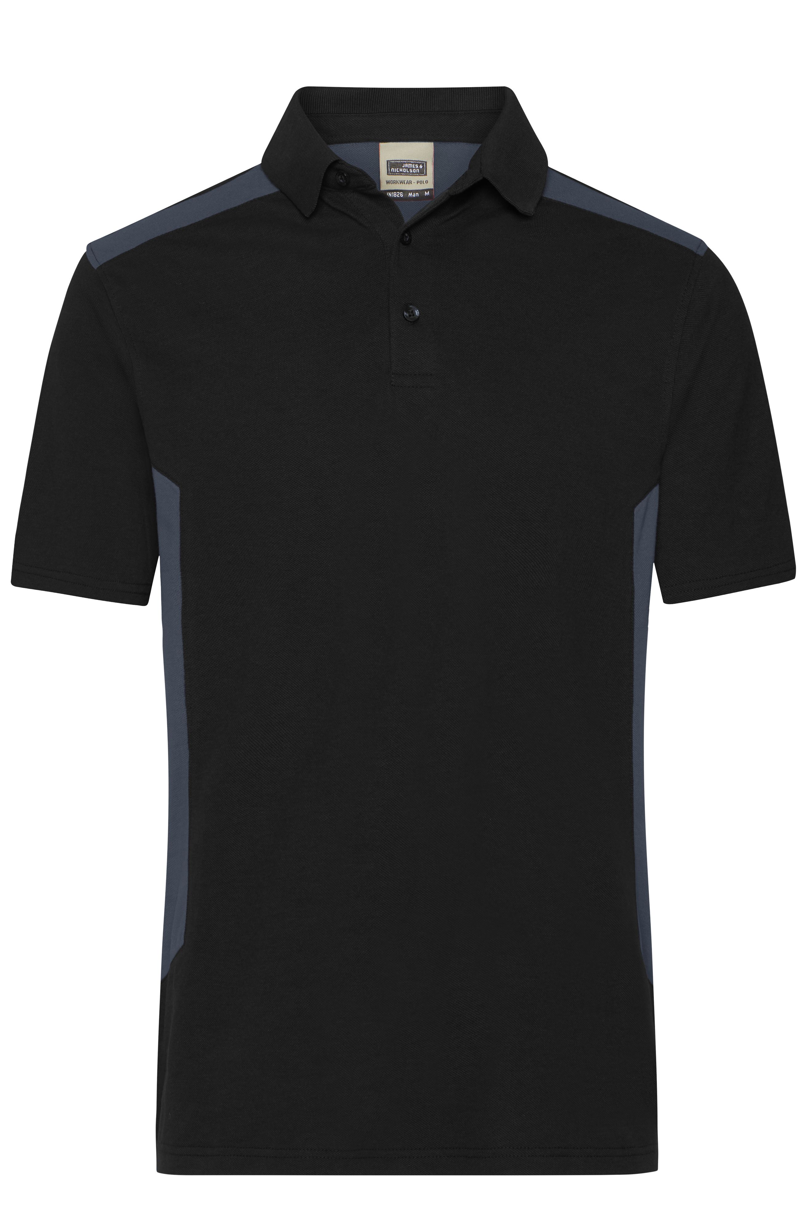 Herren BIO Workwear Polo Kontrast