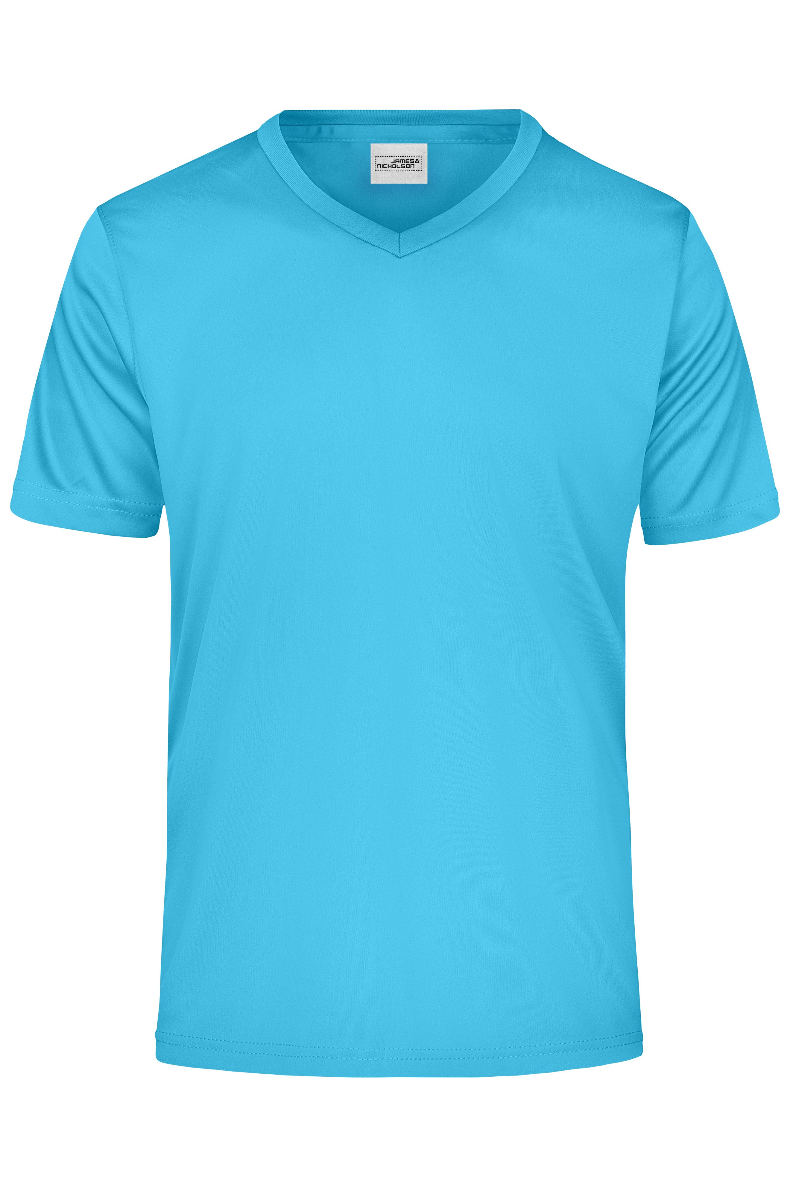 Herren Sportshirt mit V-Ausschnitt