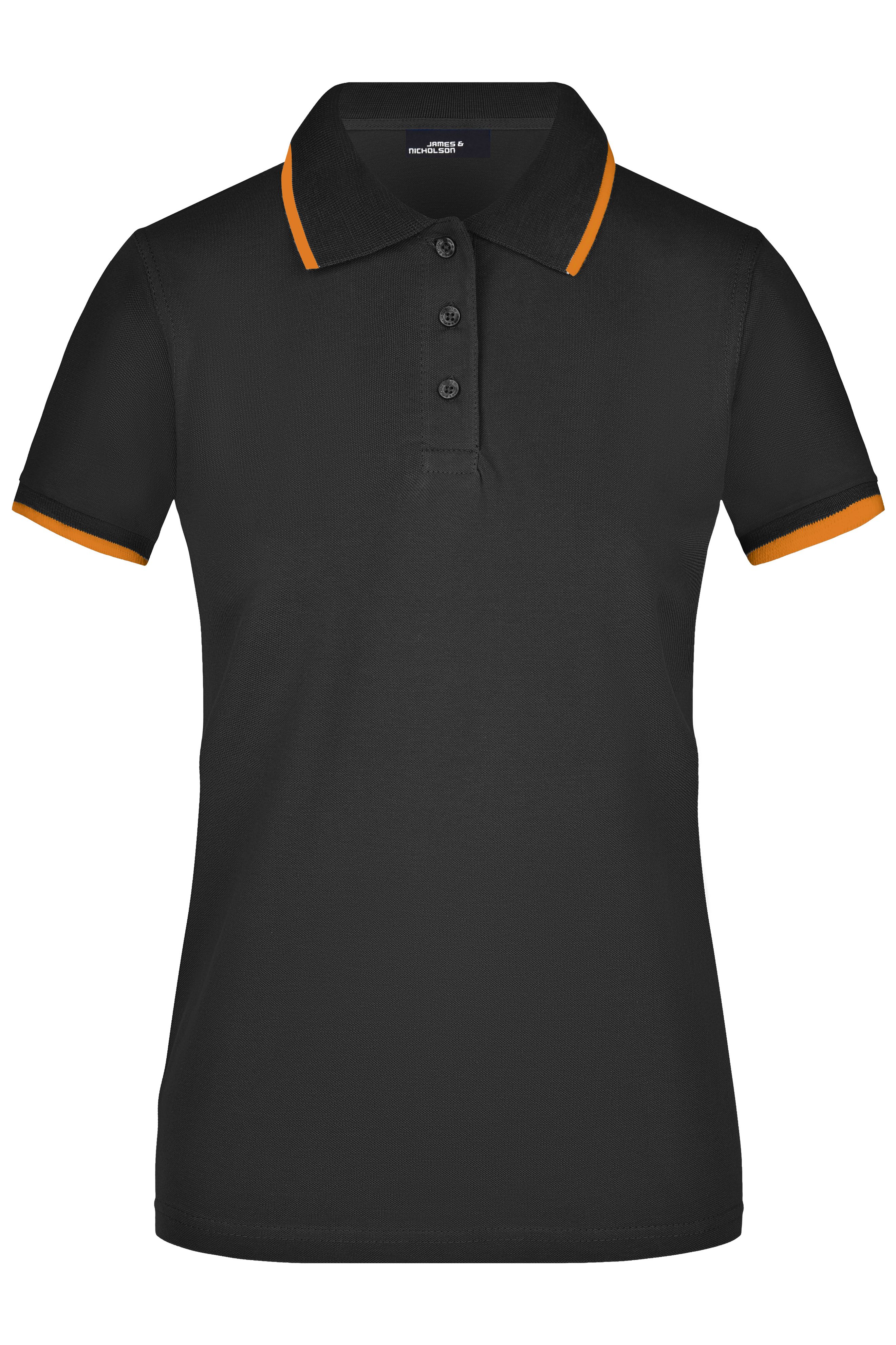 black/orange