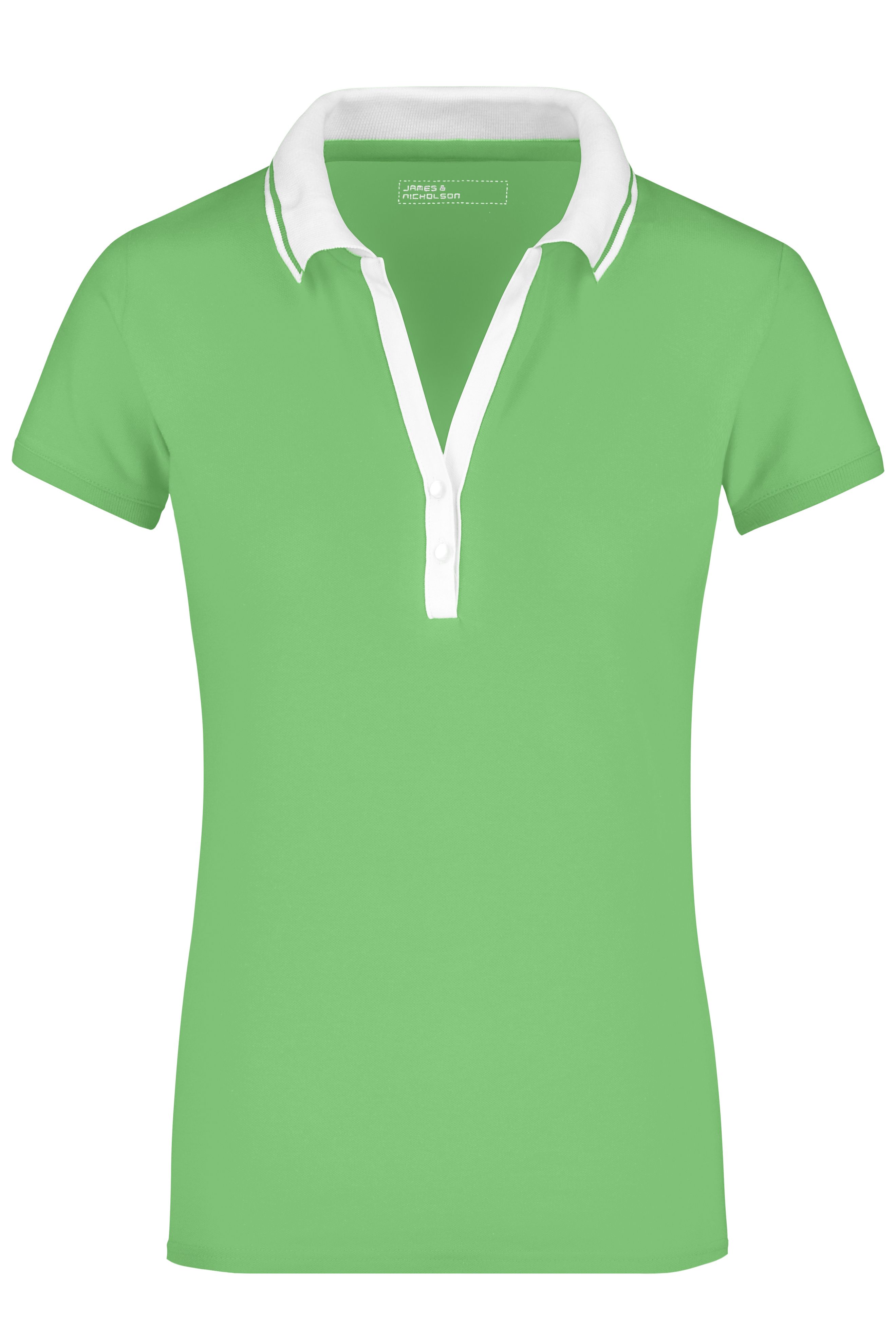 Damen Elastic Kurzarmpolo