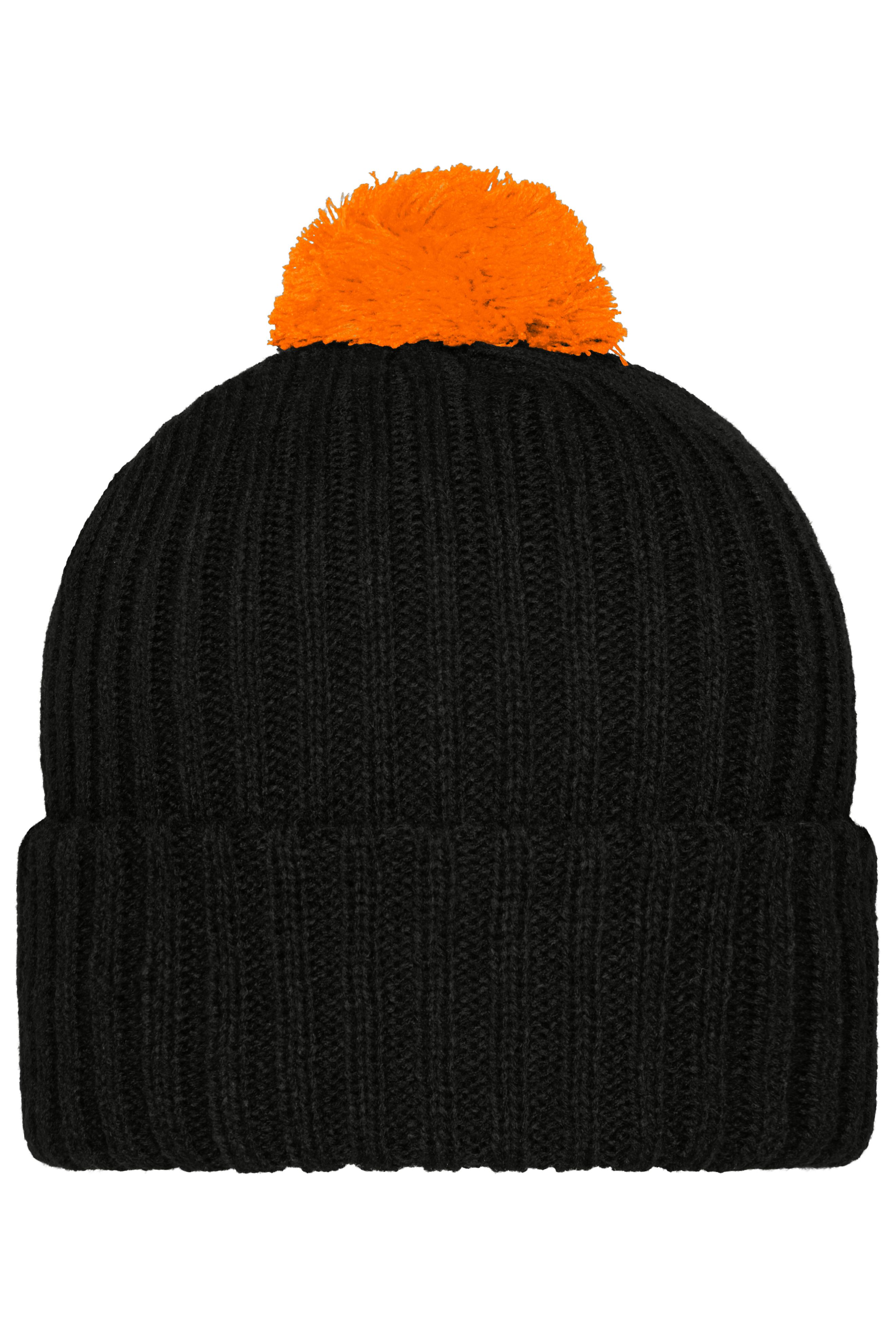 black/orange