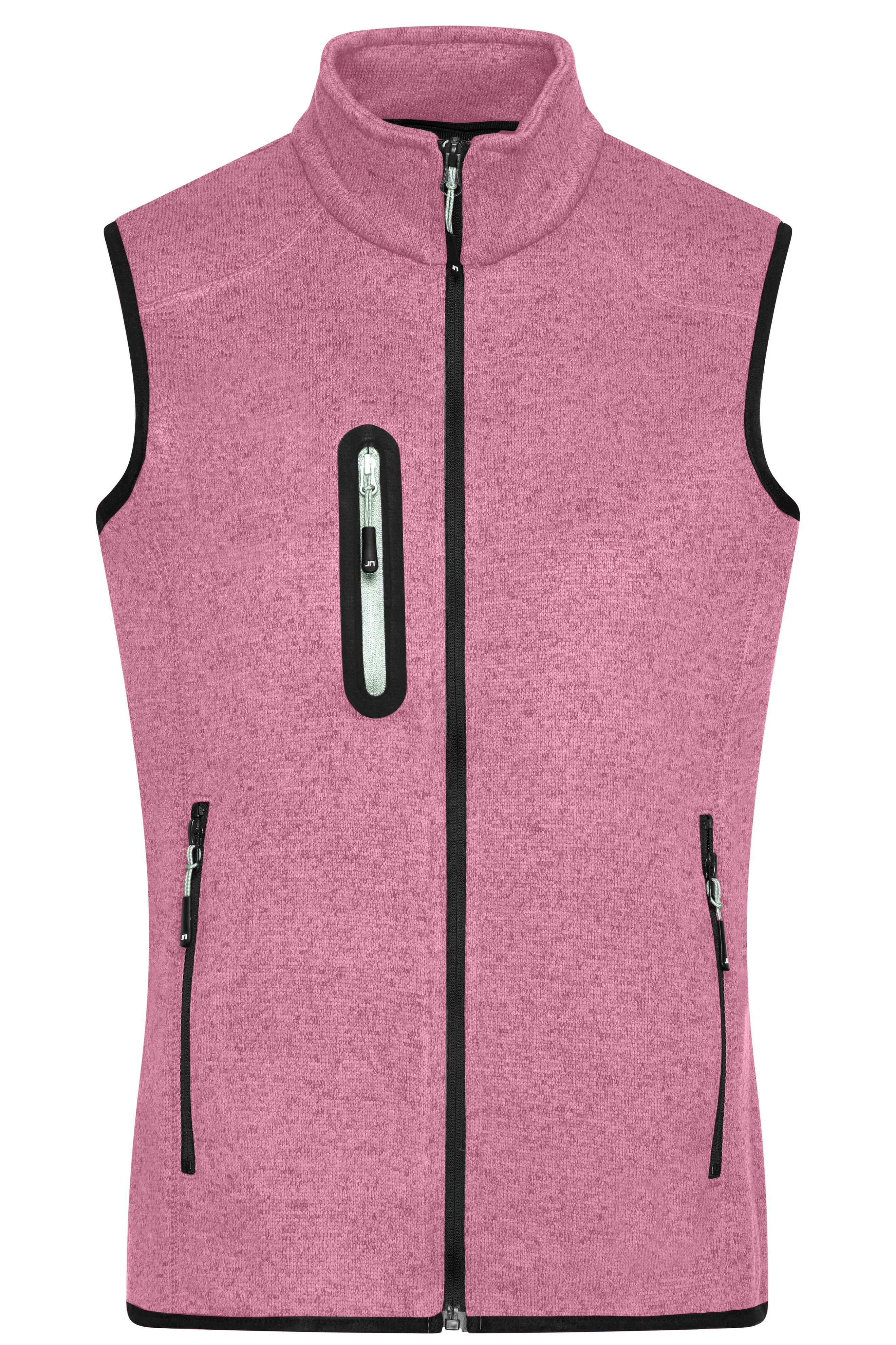 Damen Strickfleece Weste Damen Strickfleece Weste