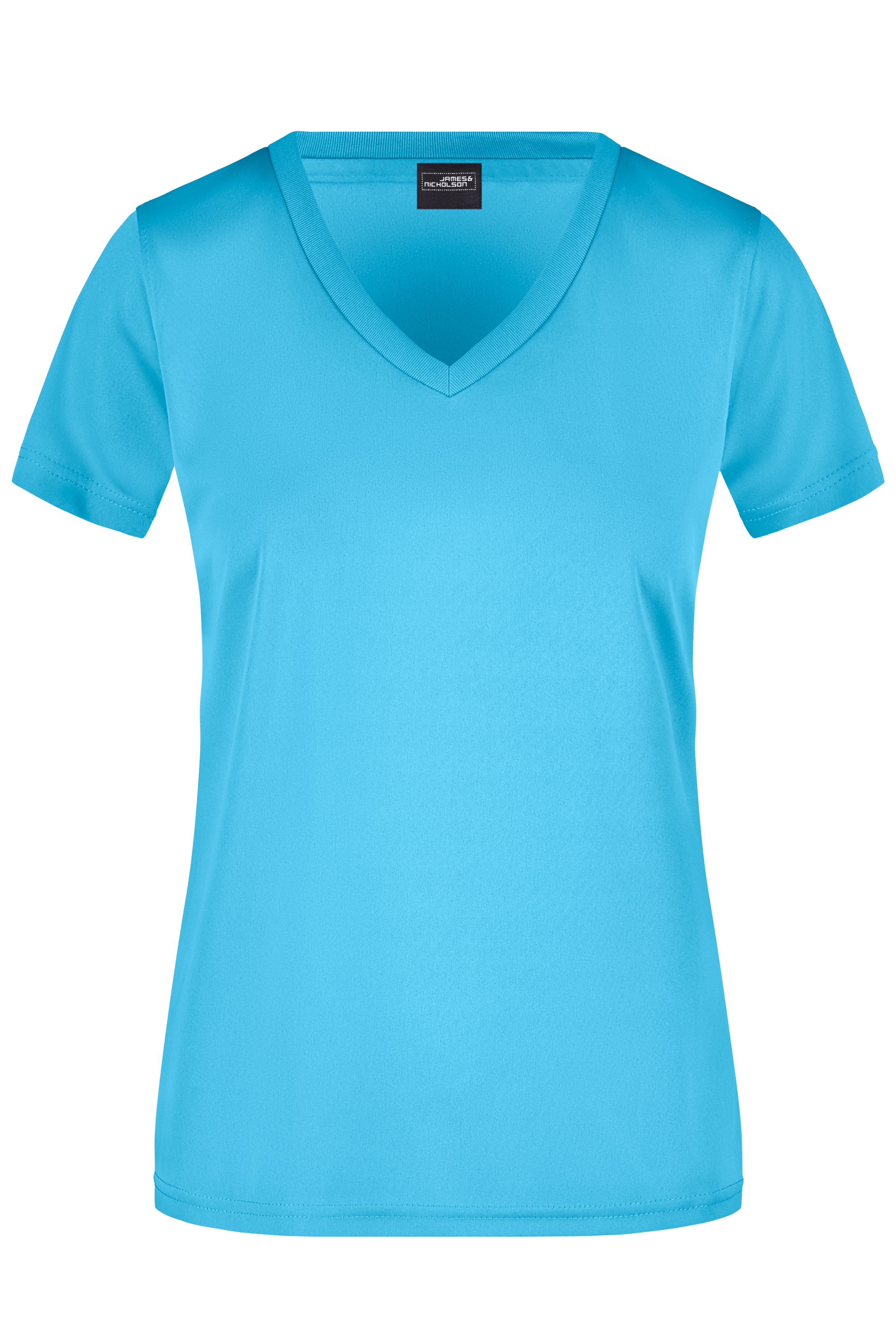 Damen Sportshirt mit V-Ausschnitt