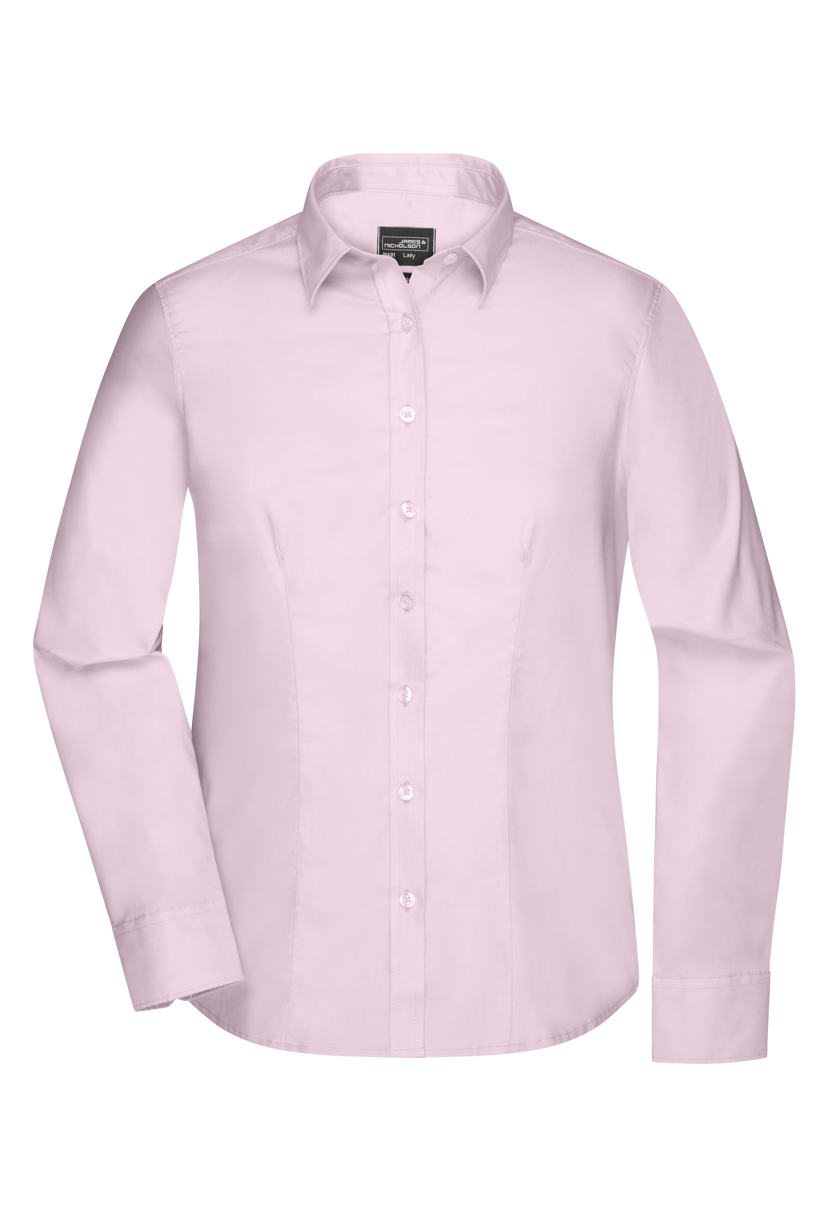 Langarm Damenbluse Micro-Twill Langarm Damenbluse Micro-Twill