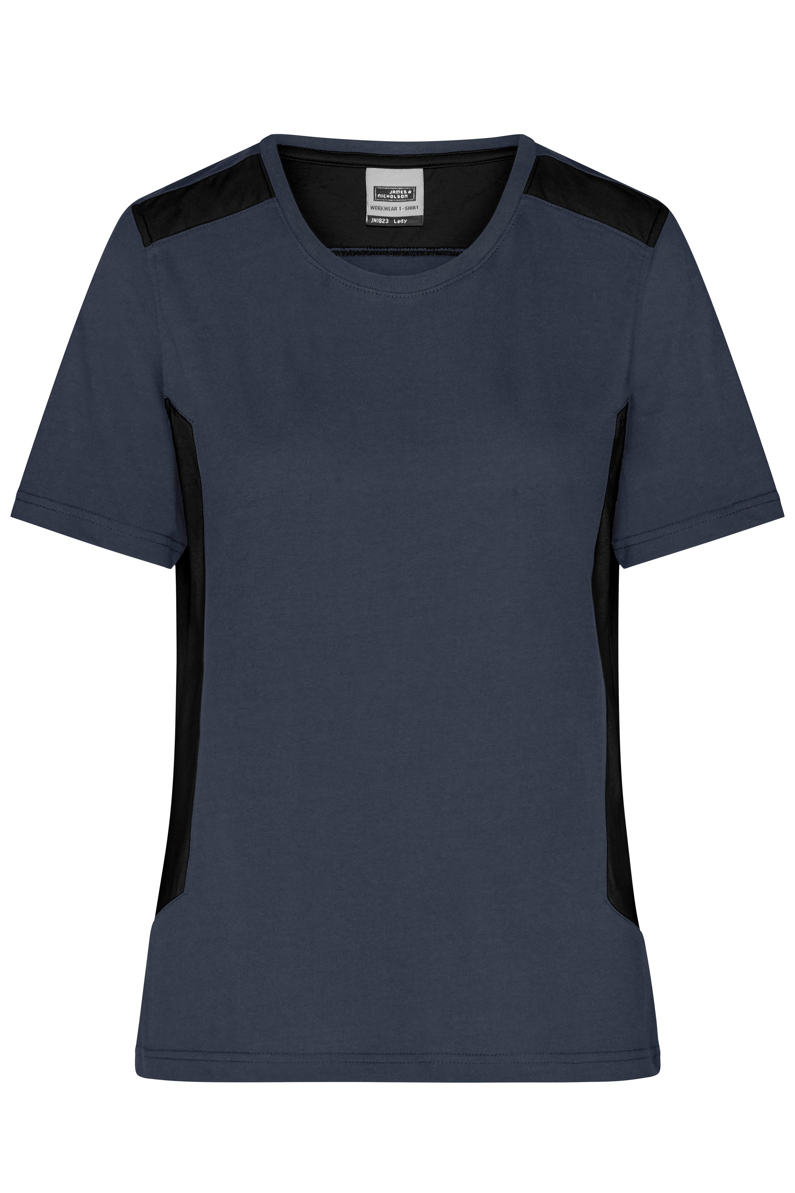 Damen BIO Workwear T-Shirt Kontrast