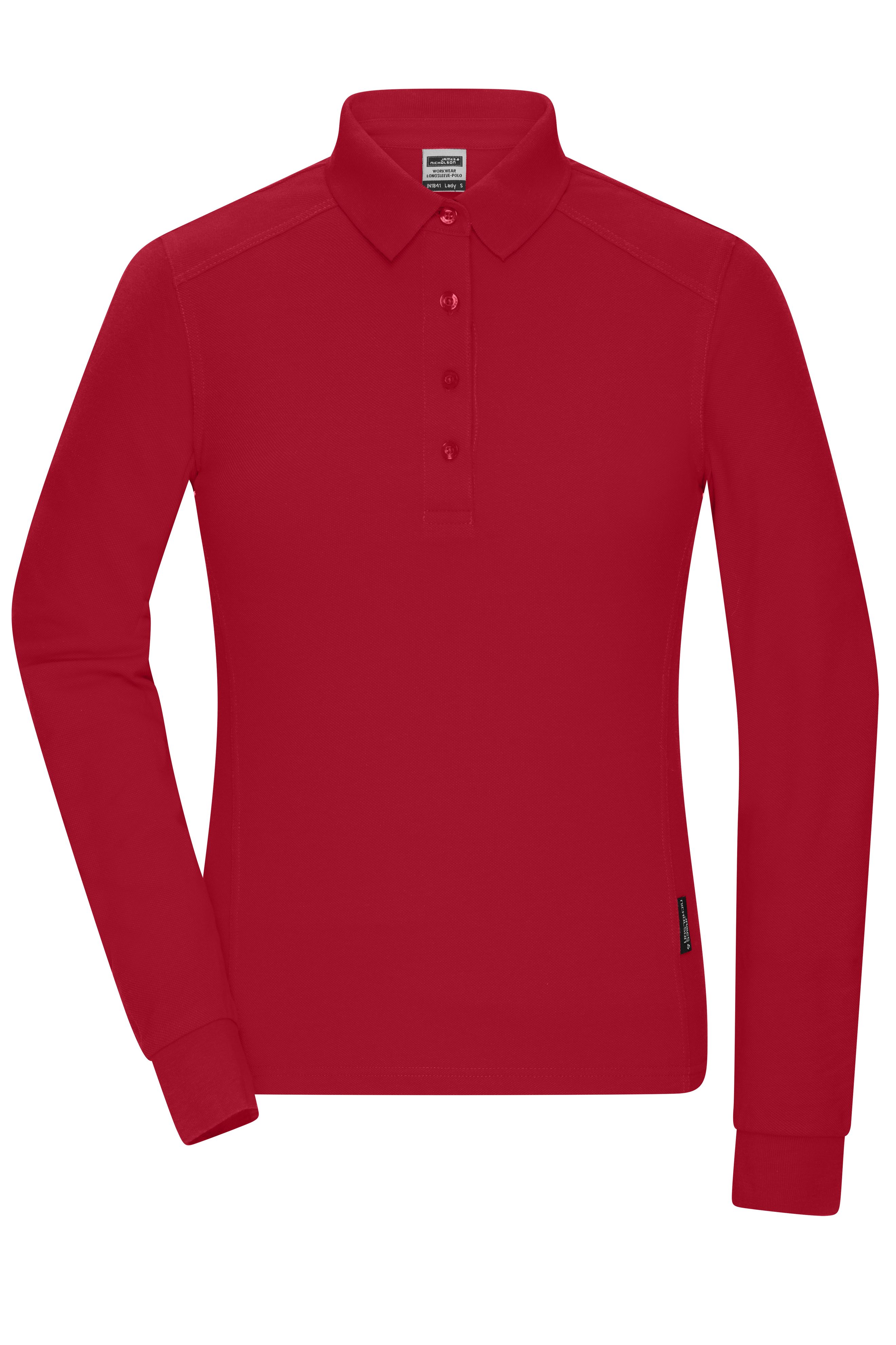 Damen Bio Workwear Longsleeve Polo Damen Bio Workwear Longsleeve Polo