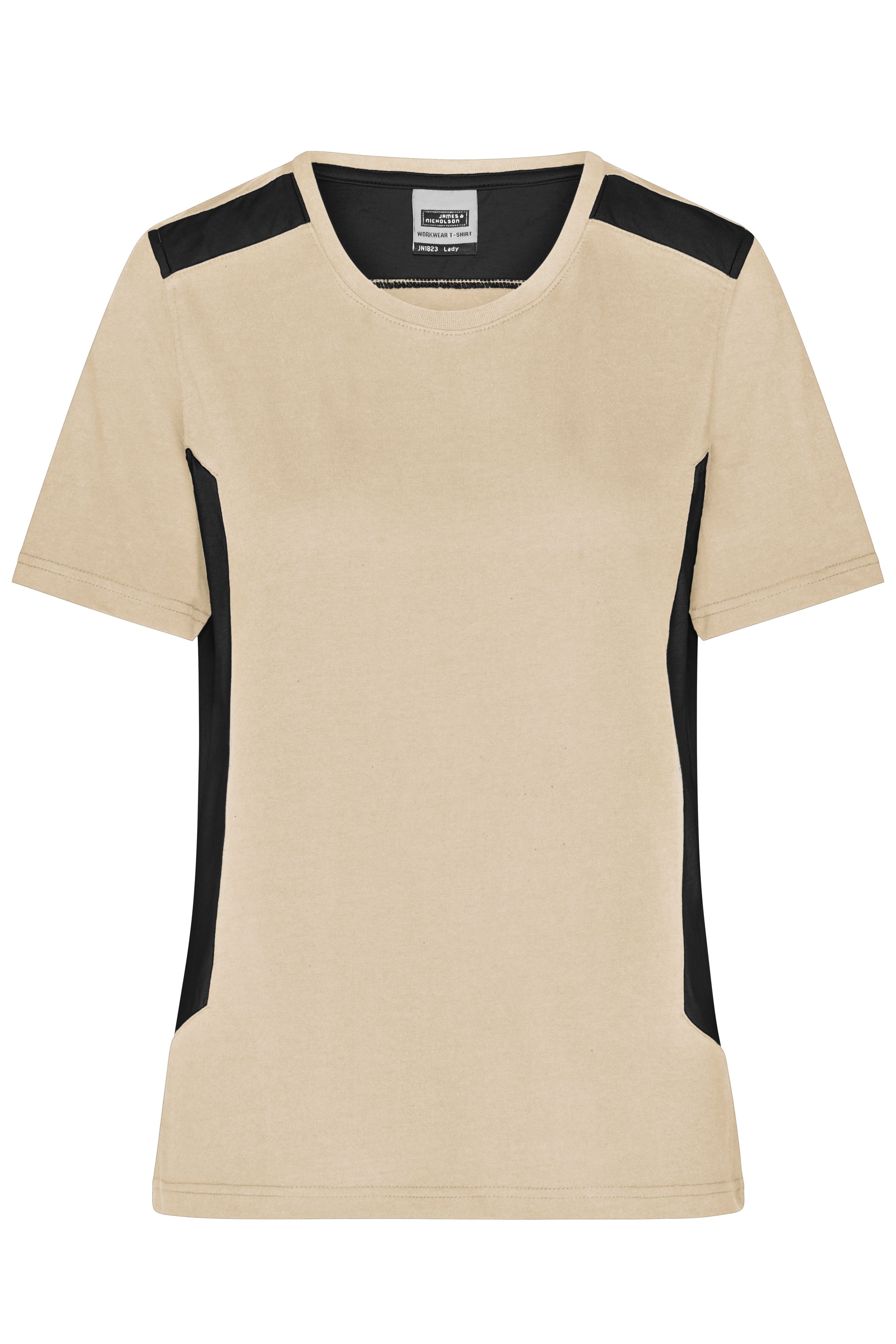 Damen BIO Workwear T-Shirt Kontrast Damen BIO Workwear T-Shirt Kontrast