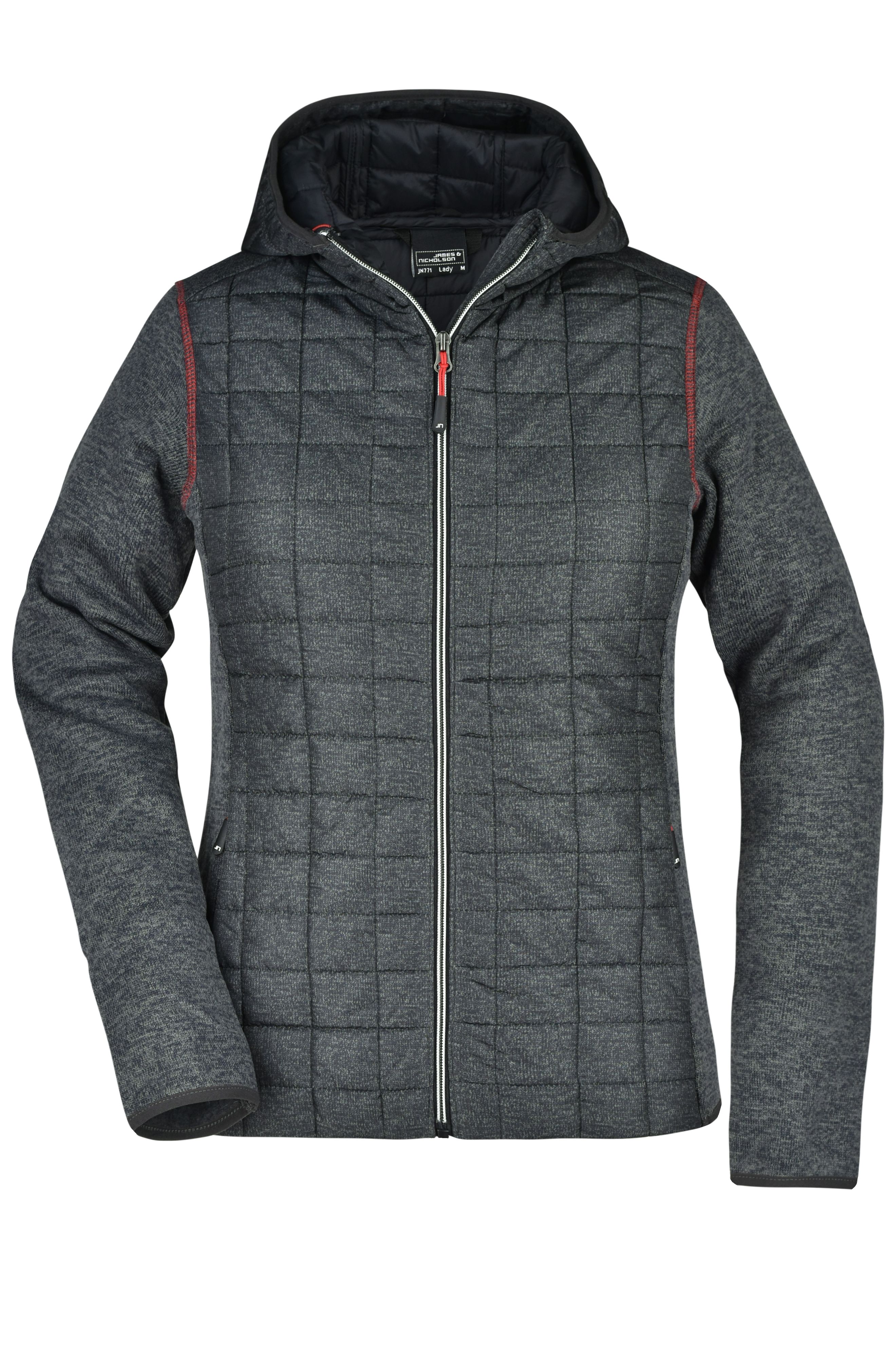 Damen Strickfleece Hybridjacke Damen Strickfleece Hybridjacke