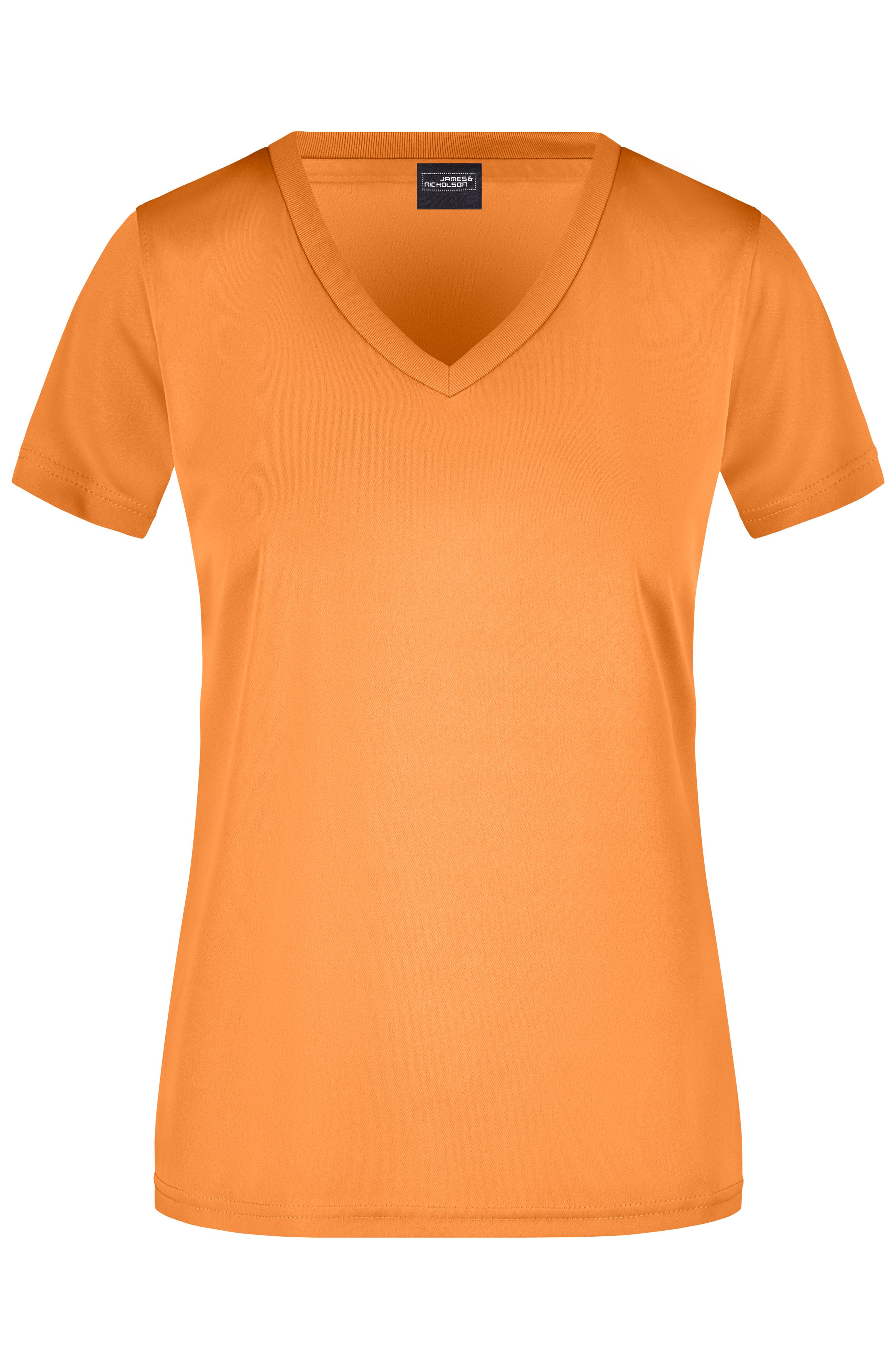 Damen Sportshirt mit V-Ausschnitt Damen Sportshirt mit V-Ausschnitt