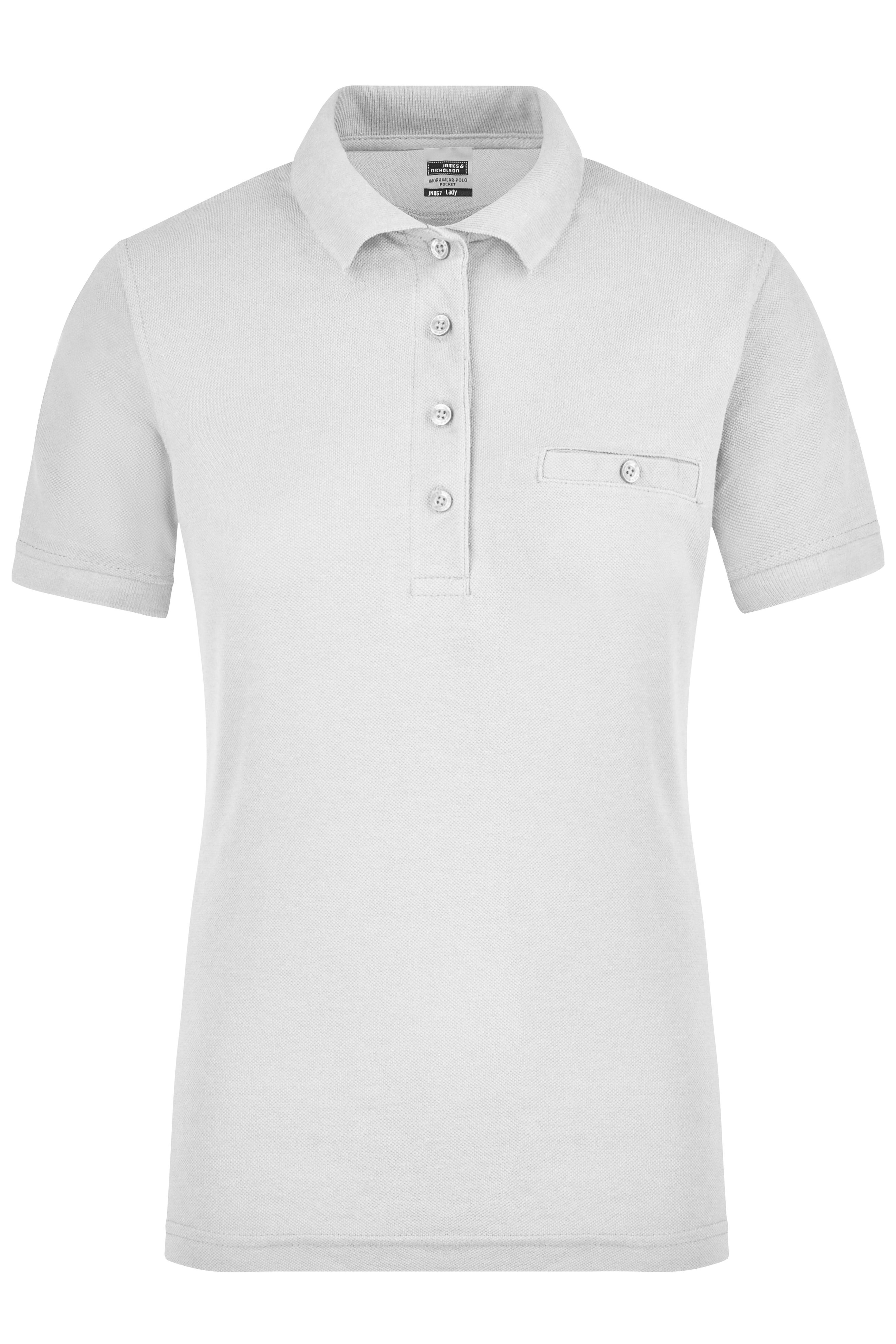 Damen Workwear Polo mit Tasche Damen Workwear Polo mit Tasche