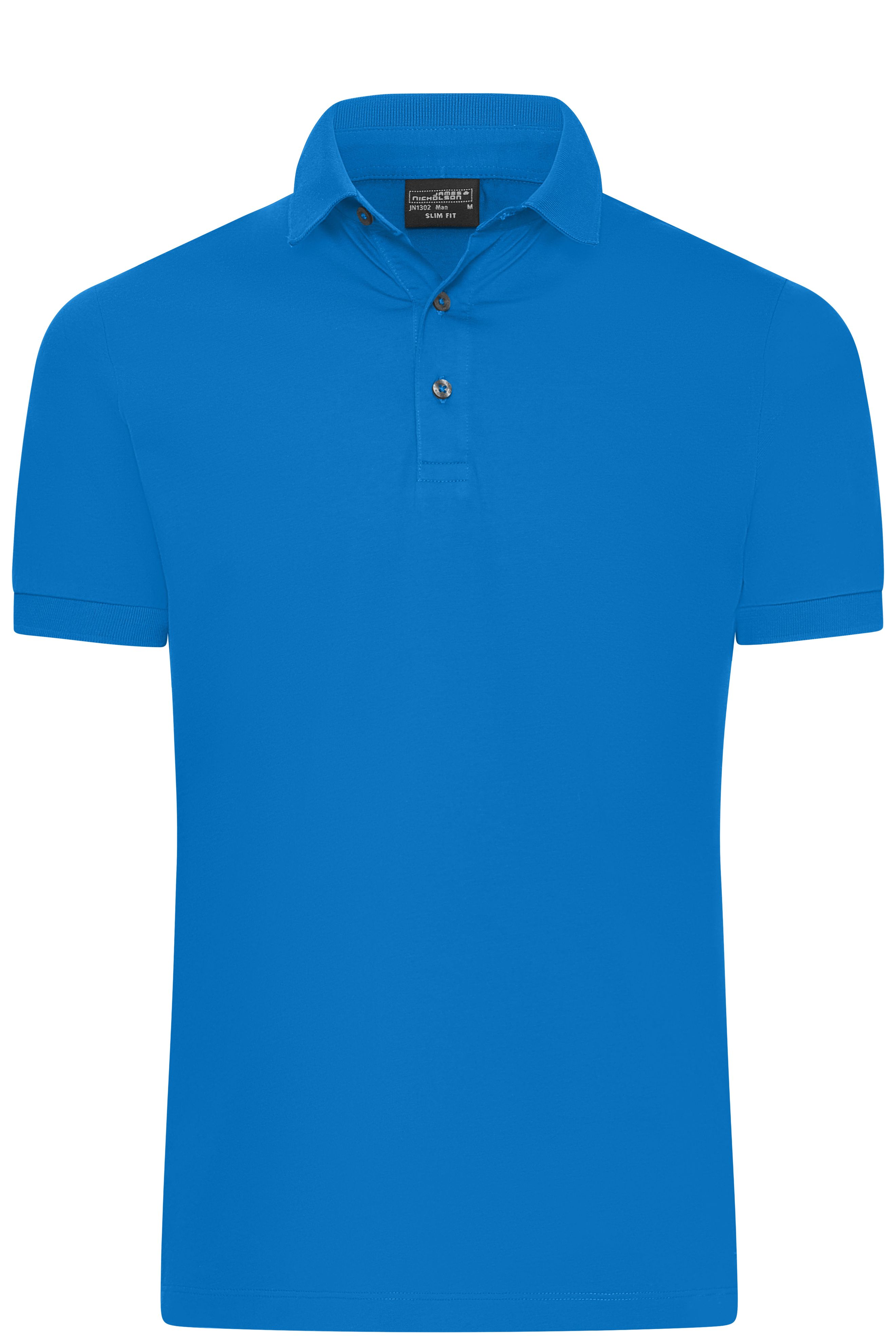 Herren Mercerised Polo Slim Fit