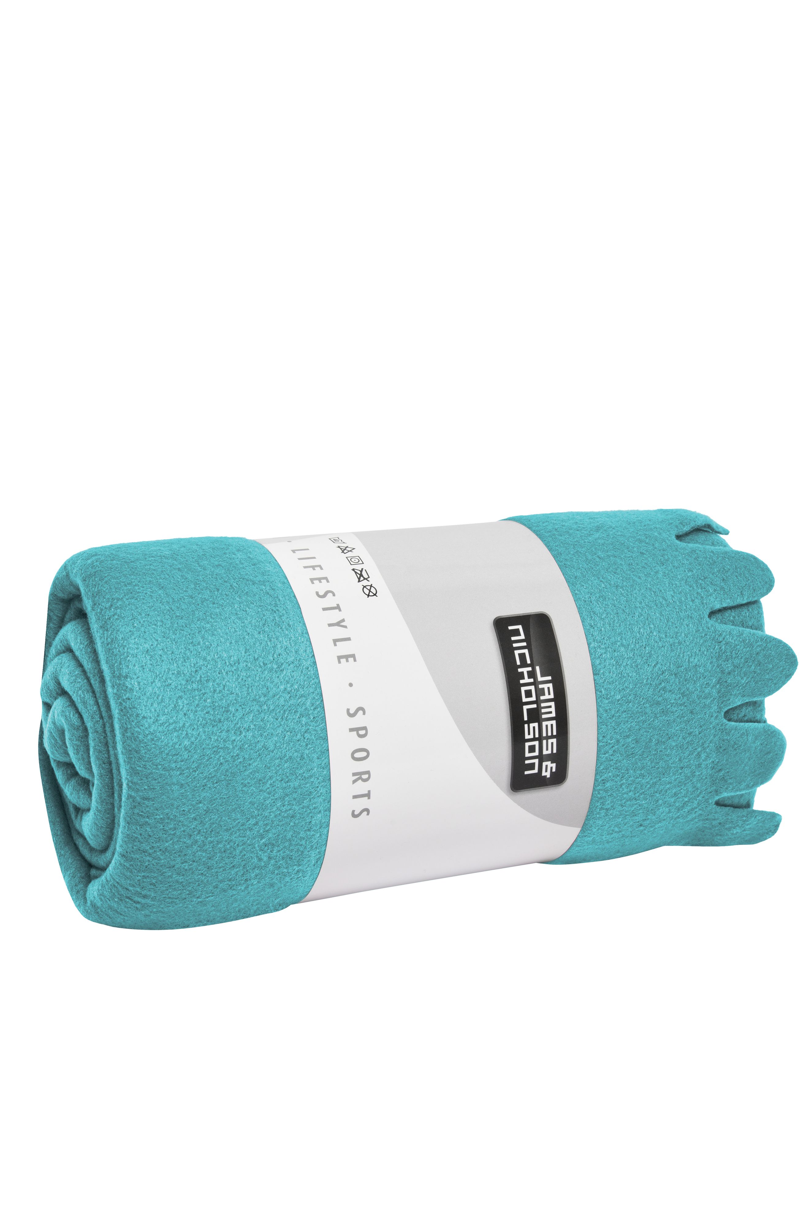 Ziegelfransen Fleecedecke Ziegelfransen Fleecedecke