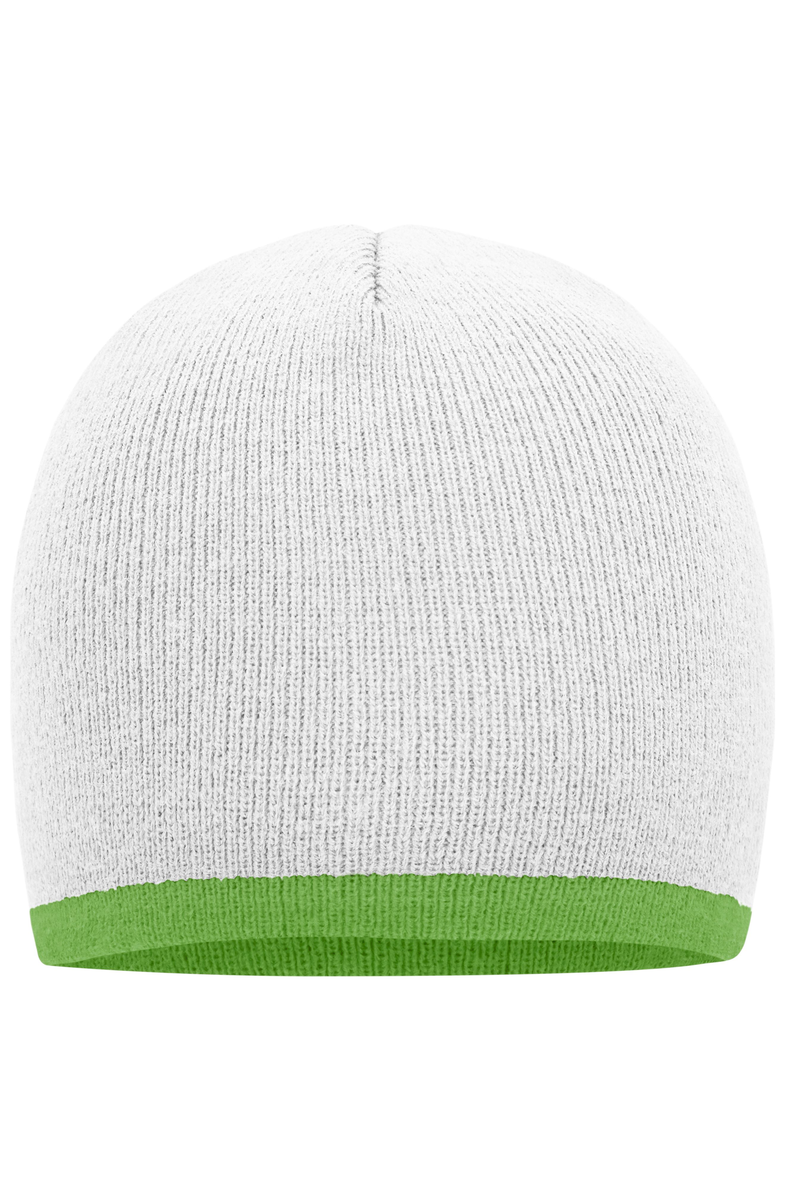 Beanie Mütze mit Kontrastrand