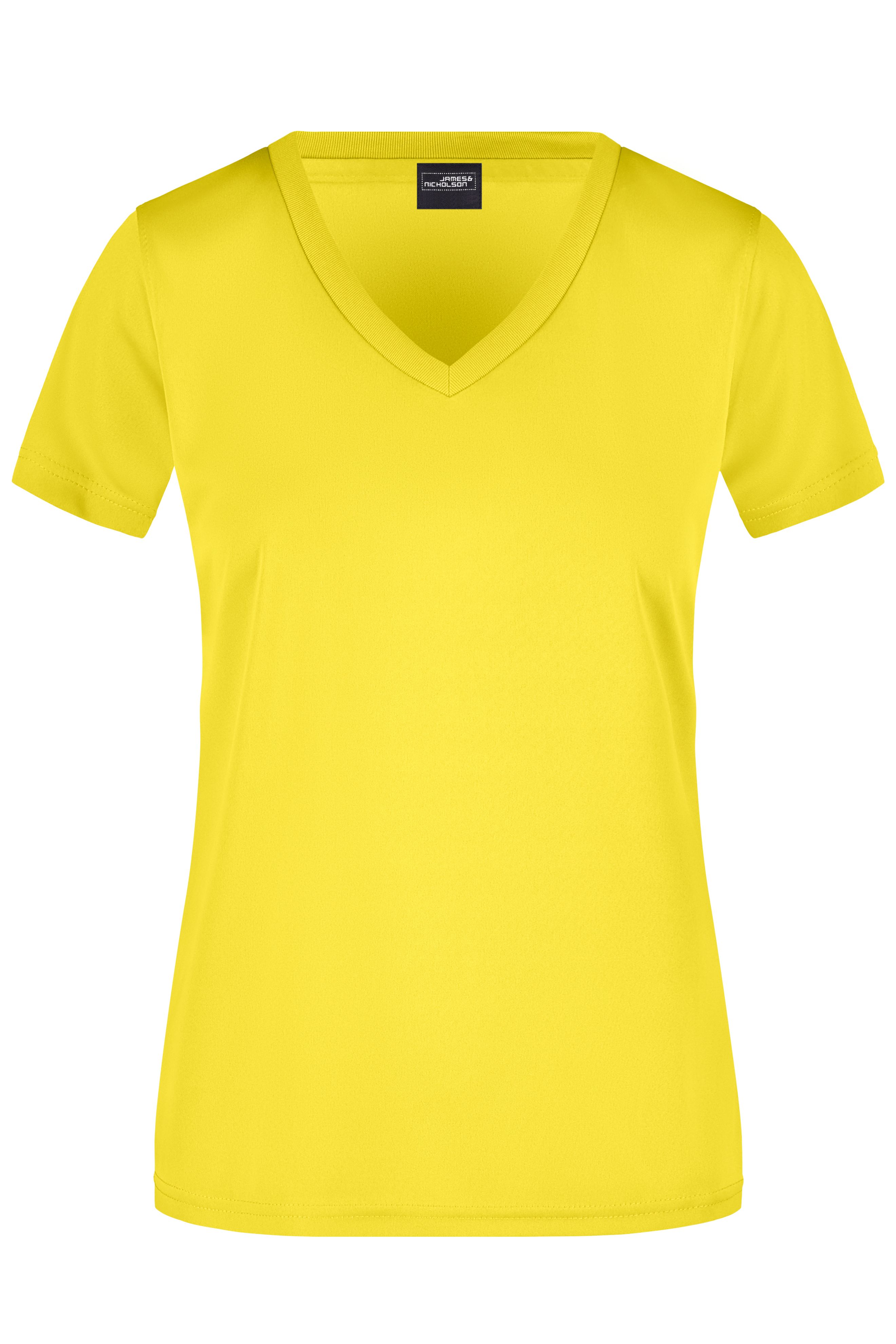 Damen Sportshirt mit V-Ausschnitt