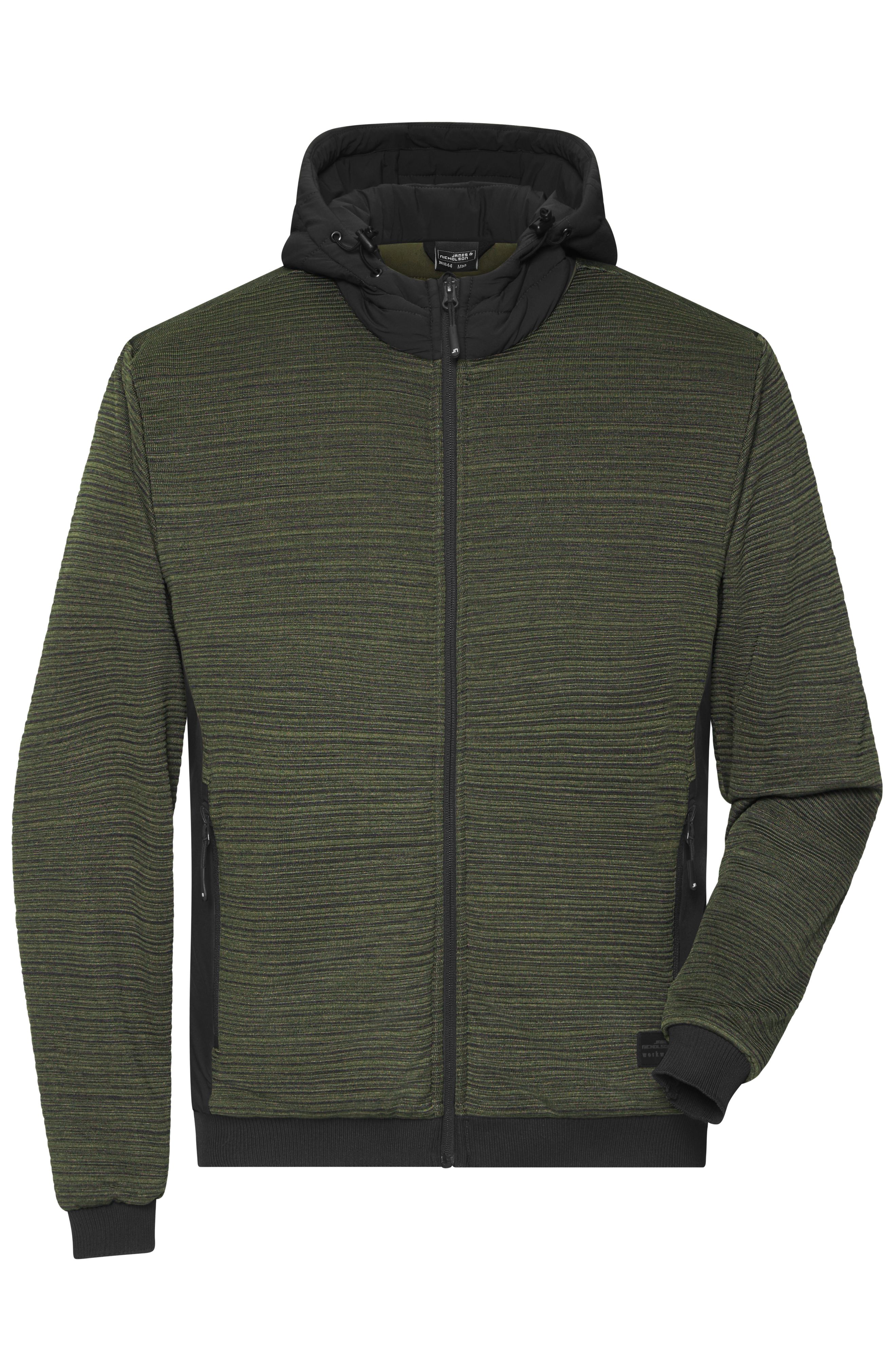 Herren Strickfleece Jacke Herren Strickfleece Jacke