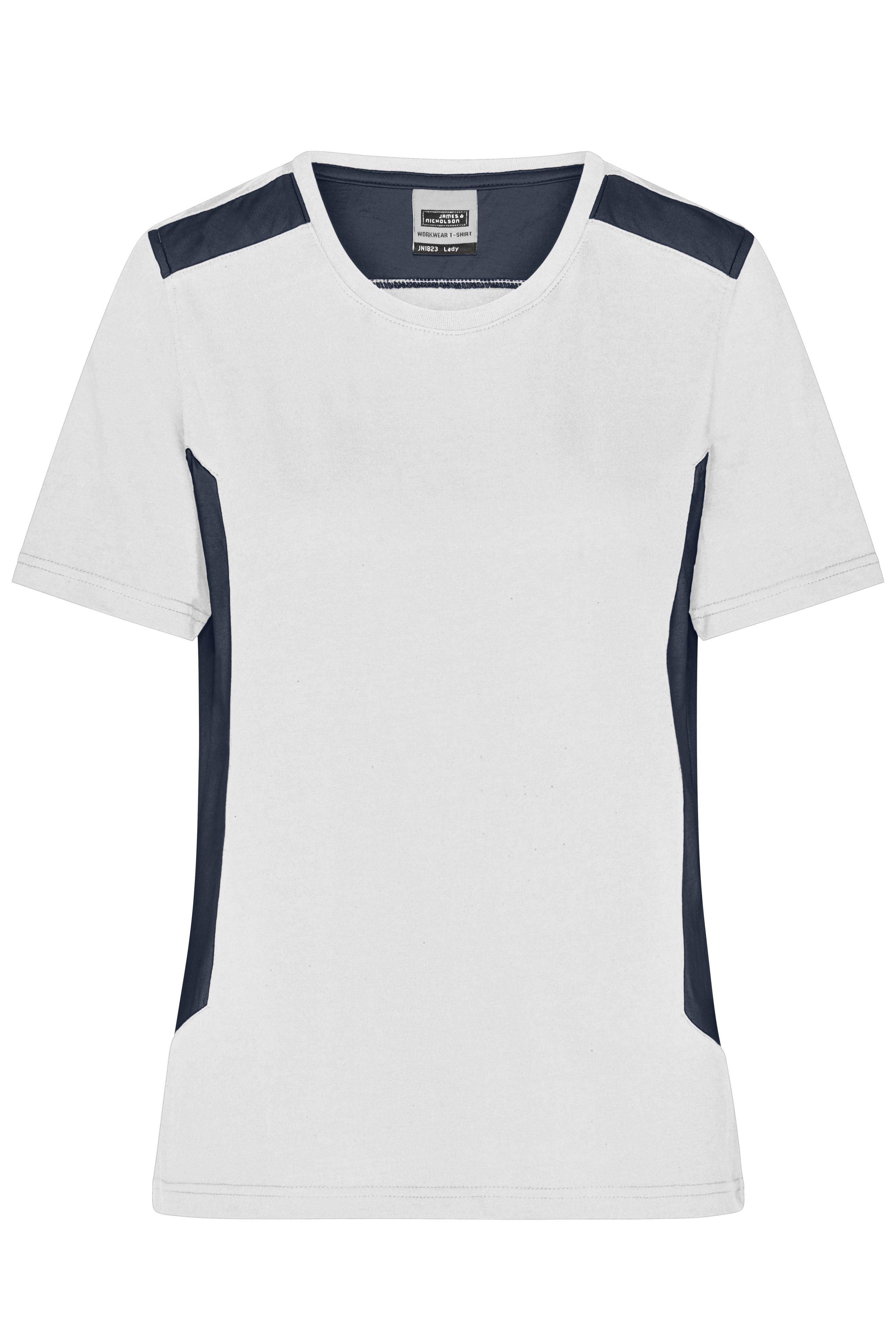 Damen BIO Workwear T-Shirt Kontrast
