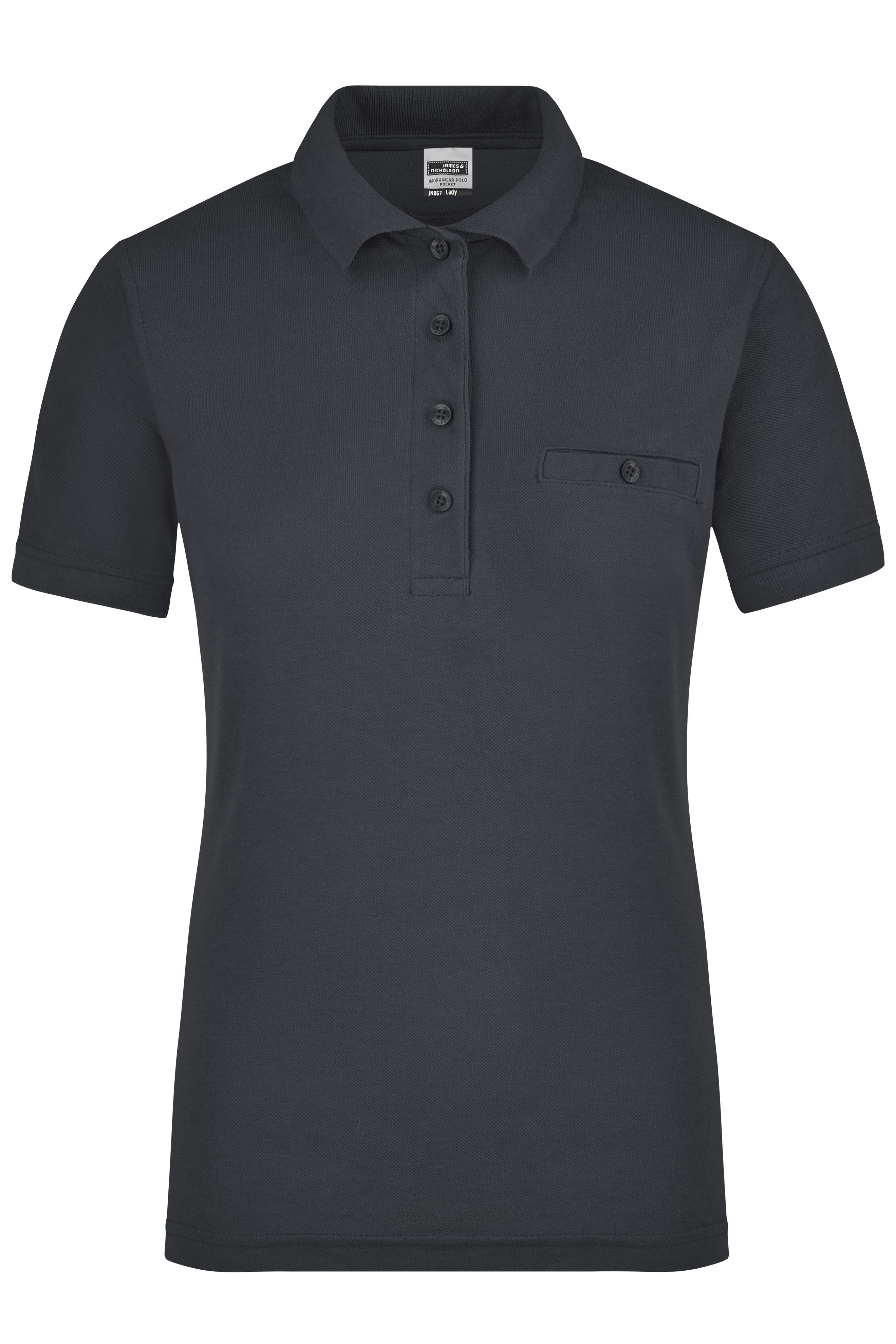 Damen Workwear Polo mit Tasche Damen Workwear Polo mit Tasche