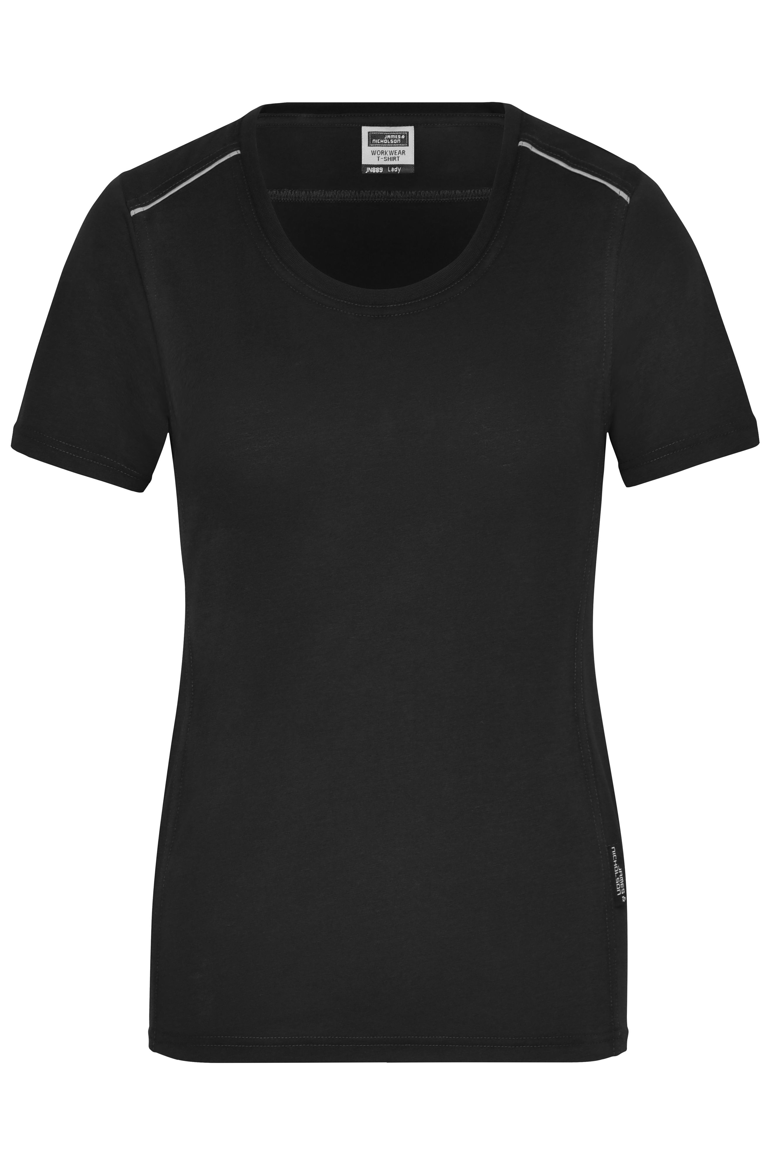 Damen Workwear T-Shirt Materialmix