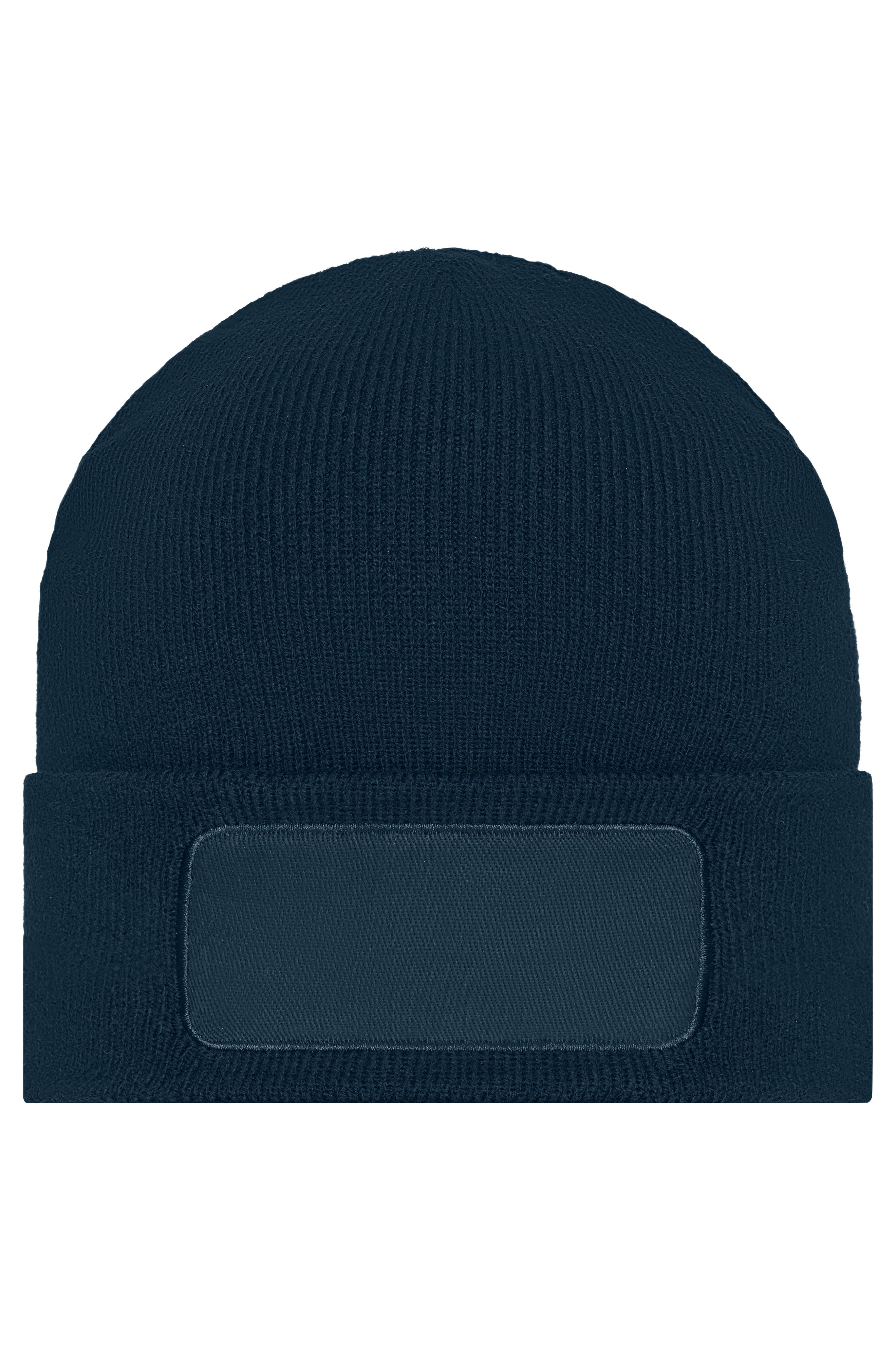 Knitted Beanie with Patch