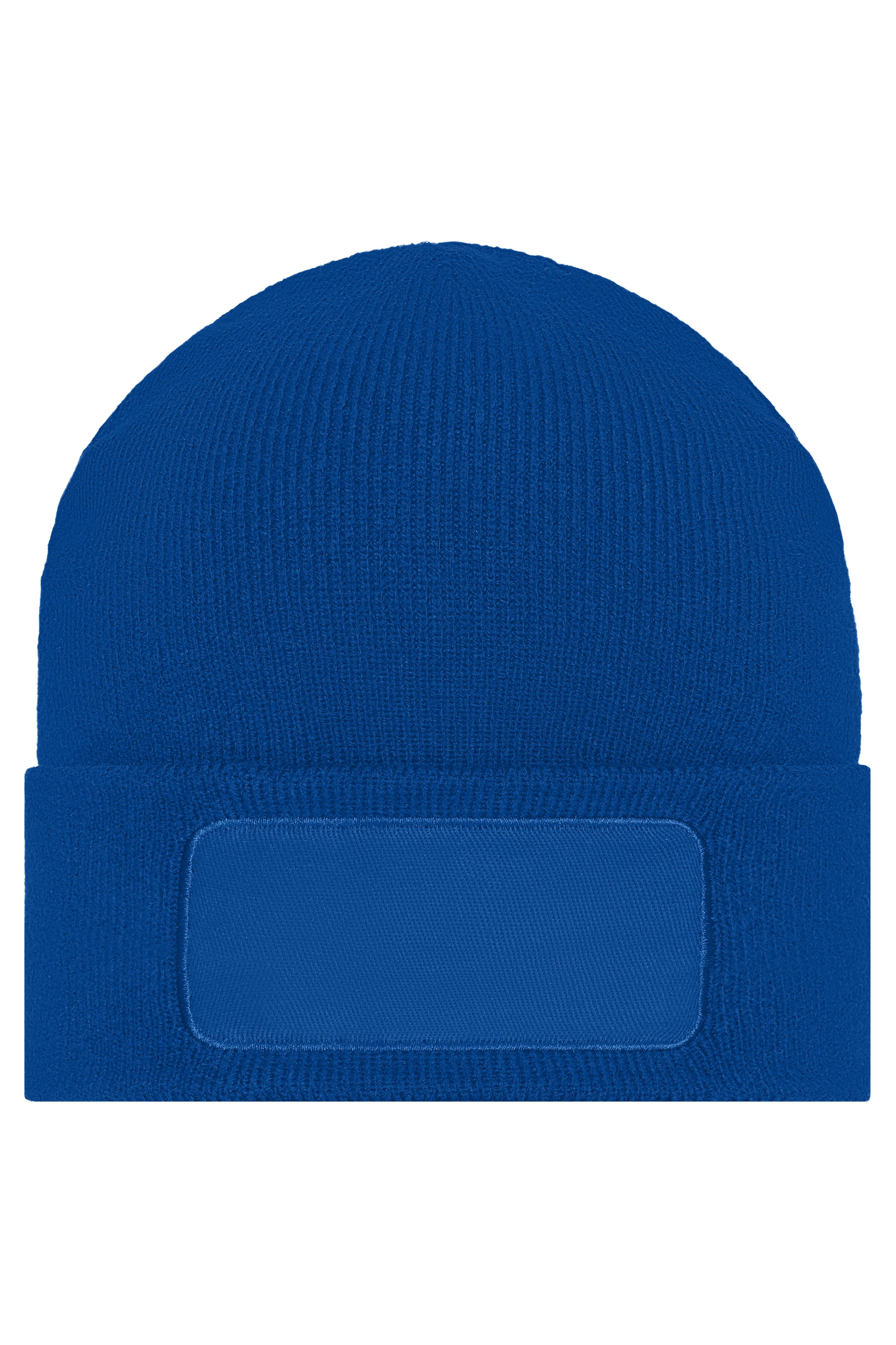 Knitted Beanie with Patch