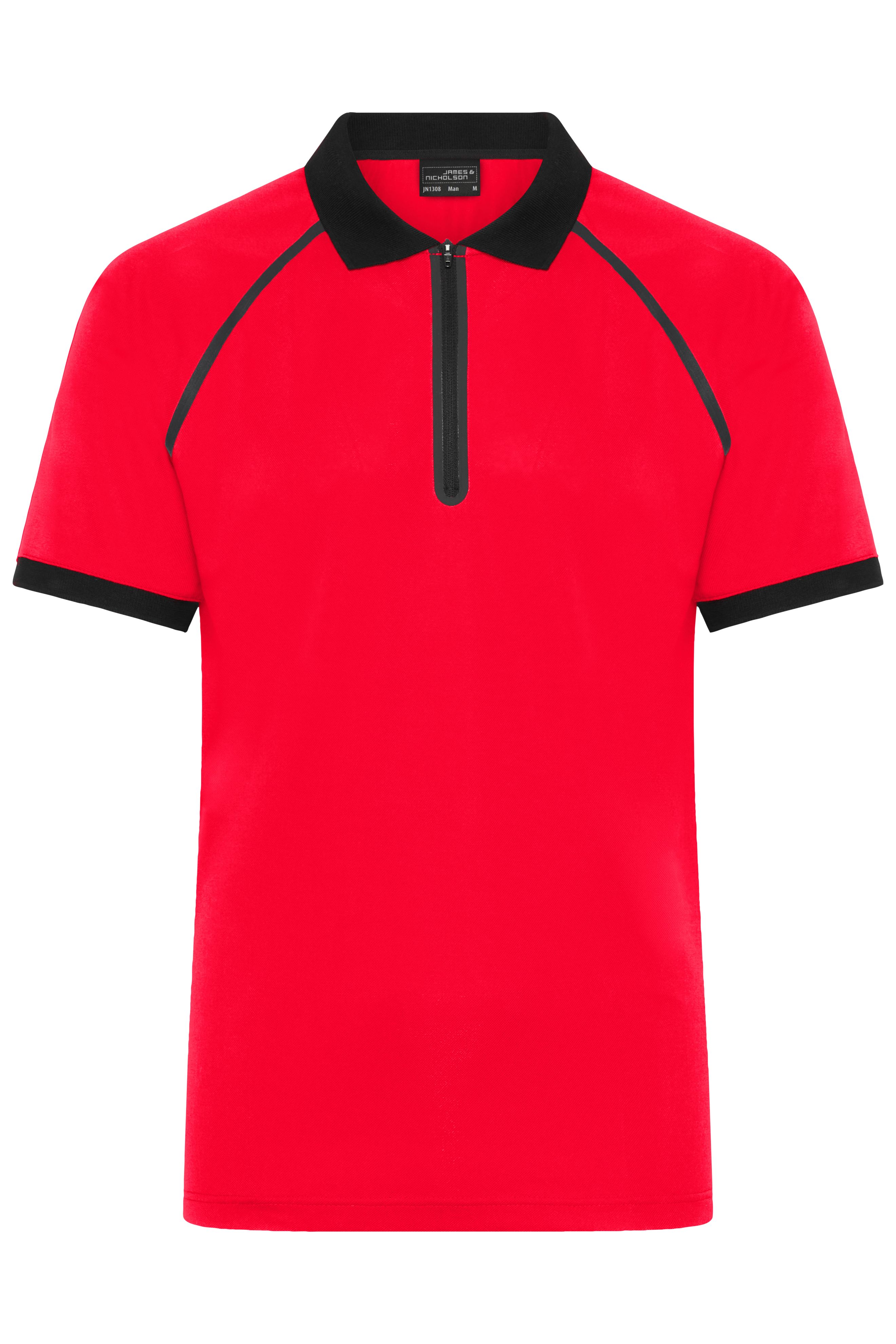 Herren Zip-Polo Herren Zip-Polo
