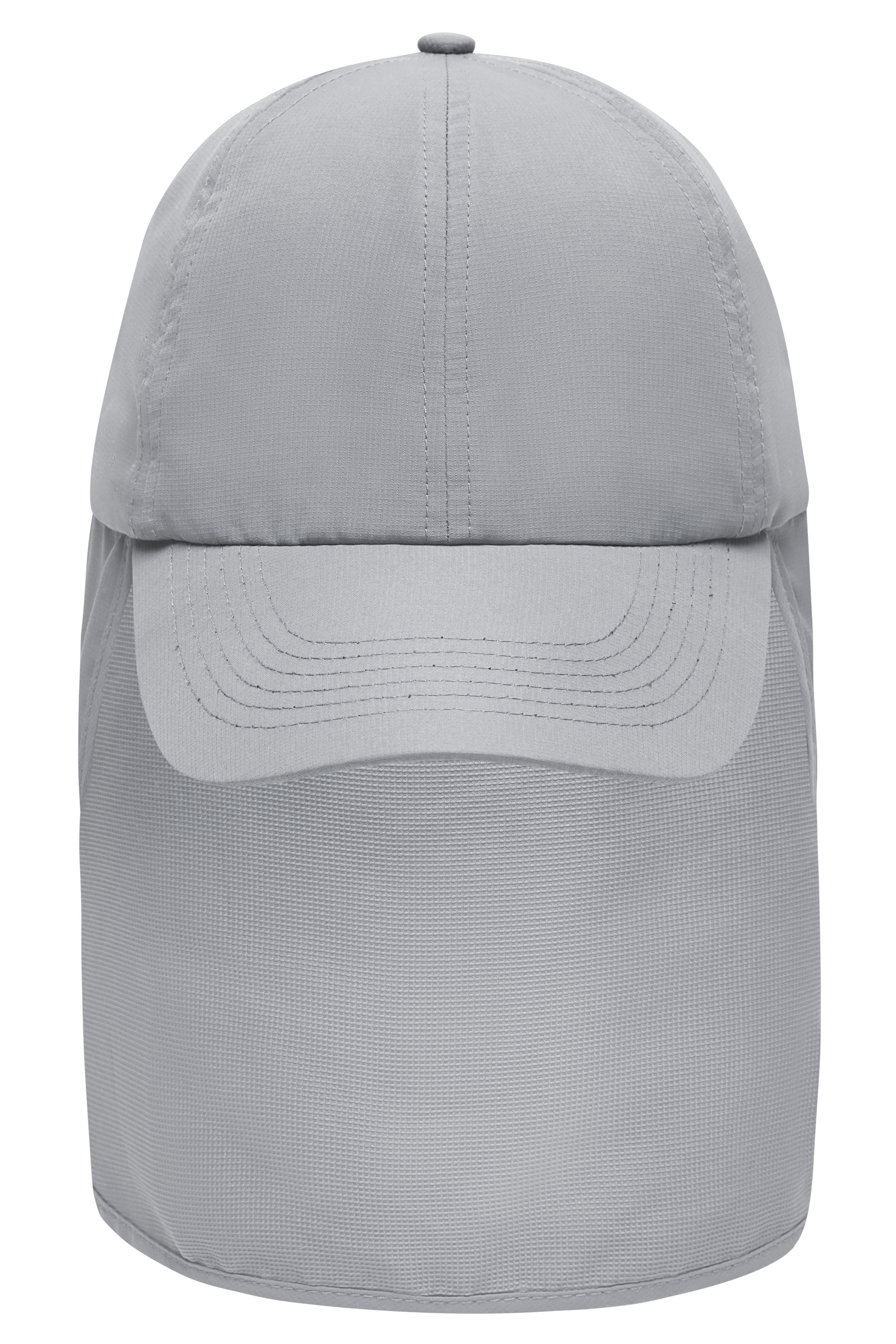 6 Panel Cap mit Nackenschutz